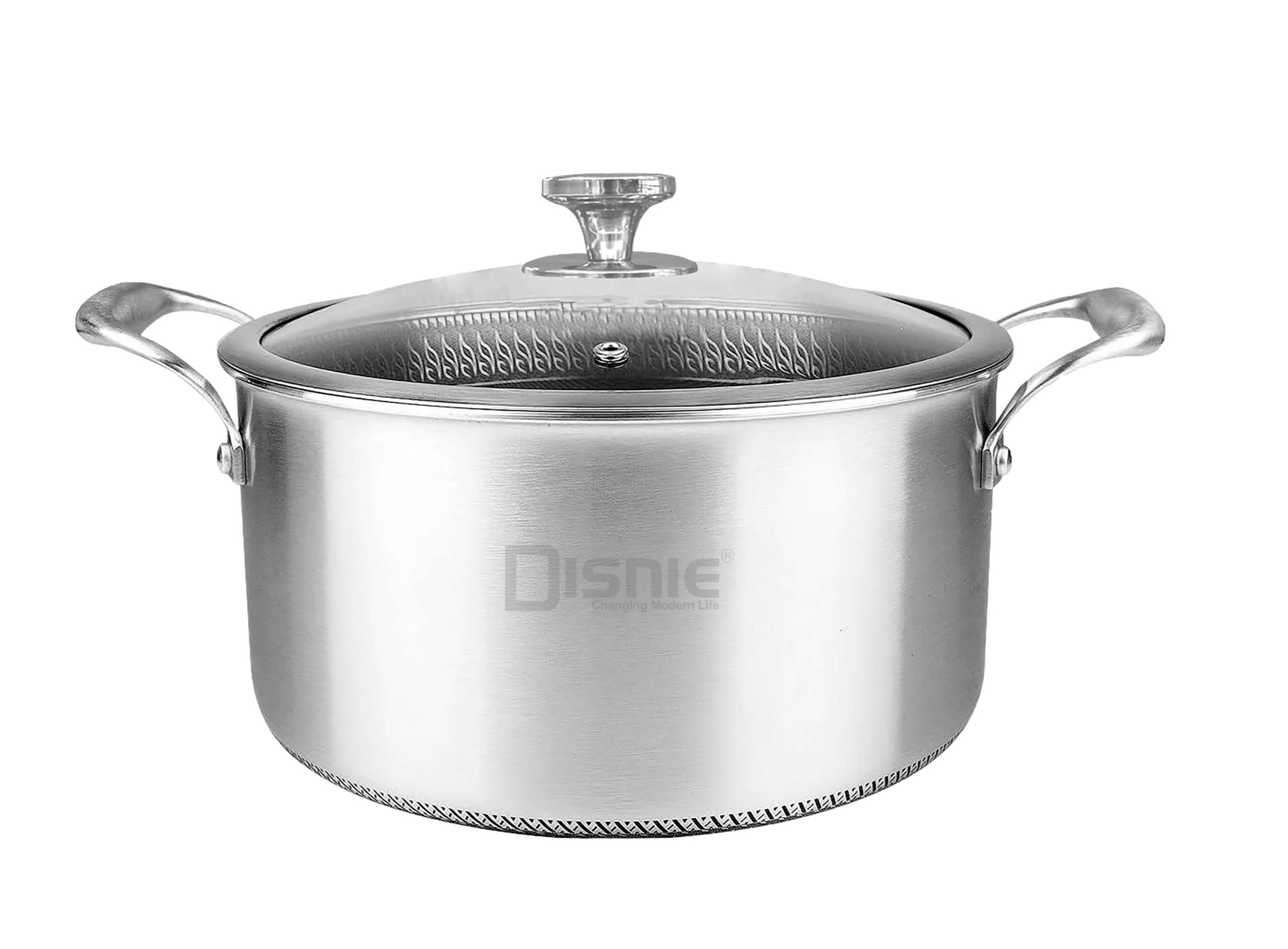 Disnie 32 cm SUS 316 Honeycomb Casserole With Lid